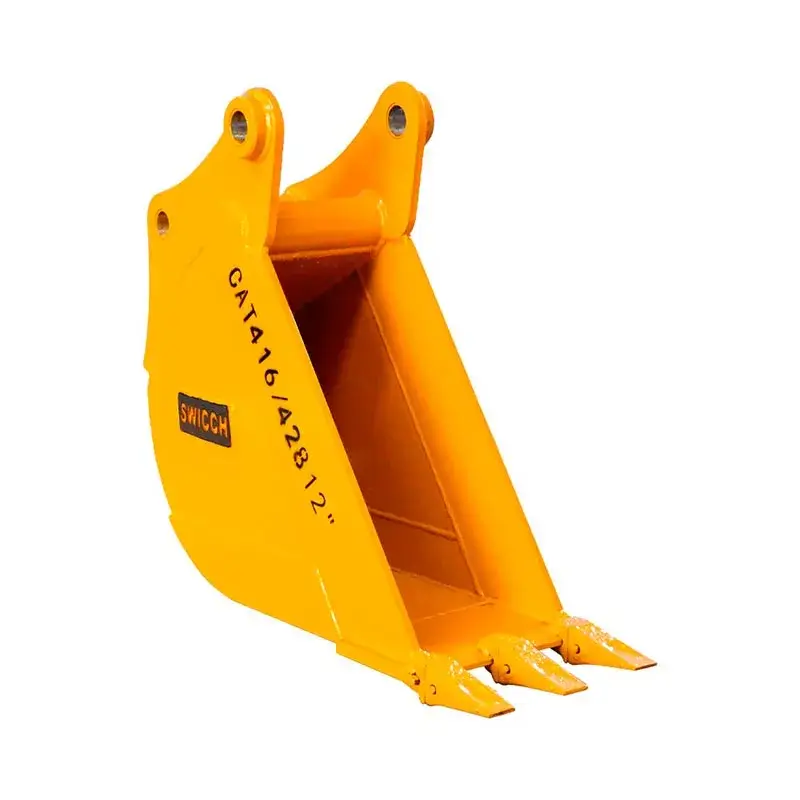 cucharón sw41612 vista frontal ancho 12 pulgadas estructura reforzada